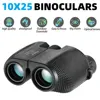 Binoculars 10X25 HD Mini Portable Telescope BAK4 FMC Coated Telescope Outdoor Bird Watching Hunting Travel Camping Ball Game 1