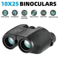 Binoculars 10X25 HD Mini Portable Telescope BAK4 FMC Coated Telescope Outdoor Bird Watching Hunting Travel Camping Ball Game 1