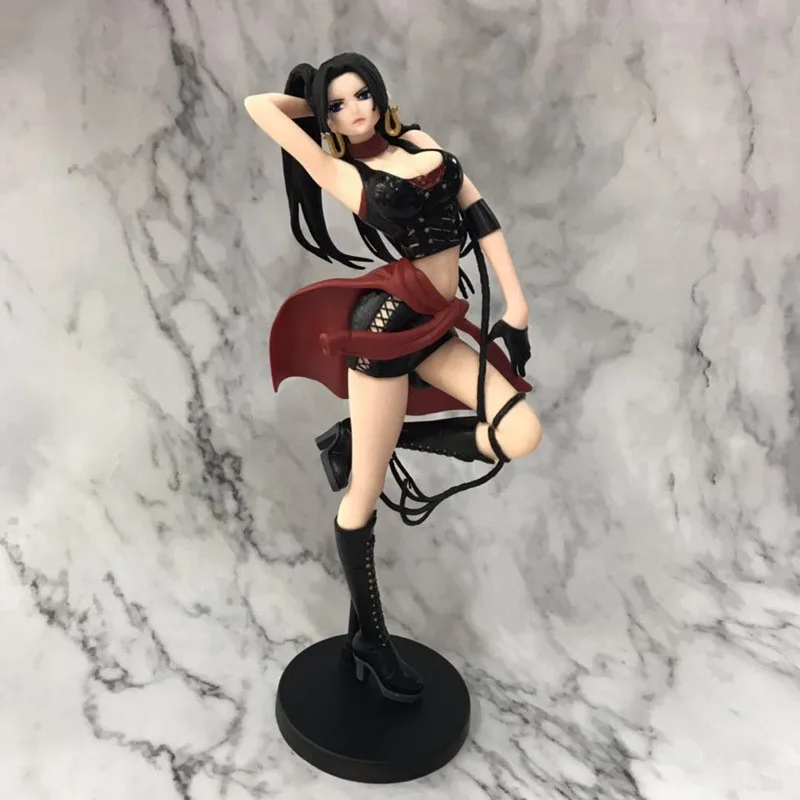thumbnail image 1 of Figura de acción de 25 cm, figura de anime de One Piece, Fds Whip Cowboy Boa·Hancock, adornos de PVC, modelo de estatua, juguetes para niños, regalos de cumpleaños, 1 of 5