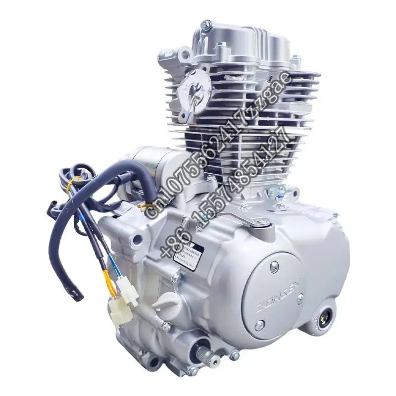 Front-mounted balance structure zongshen 200CC motor engine 4 stroke air cooled SOHC CDI electrical engine with 5 gearshift higher reliability zongshen 300cc motor engine 4 stroke 4 valve water cooled 5 gear cbs300 motorbike engine with balance shaft