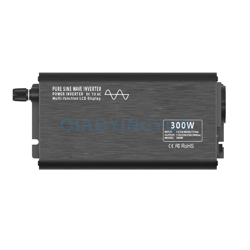 가정용 순수 정현파 인버터 입력 12VDC 24VDC 48VDC 60VDC 72VDC 84VDC 출력 110VAC 220VAC 300W 전력 인버터 DC-AC