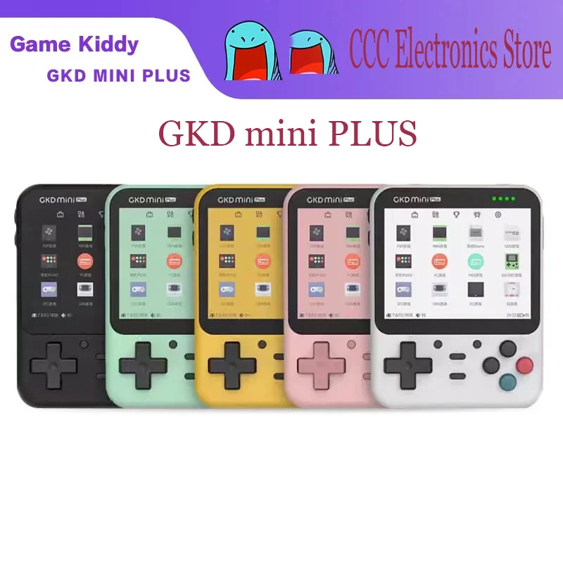 

Nostalgic Open Source Handheld Gkd Mini Plus 3.5-Inch Ips Hd Large-Screen Metal Game Console Hall Rocker Dc Arcade Super Games