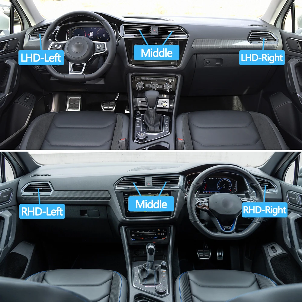 Car Front Air Conditioning Vent Grille ac air conditioner vent grille air conditioning repair kit Air Outlet Tab Clip Paddle Adjust Repair Kit For VW Volkswagen Tiguan