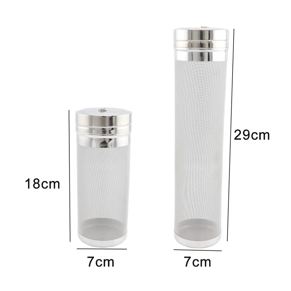 Stainless Hop Spider Beer Keg Dry Hopper Filter Screen Strainer 300 Micron Mesh For Home Beer Brewing Kettle Kegging Equipment