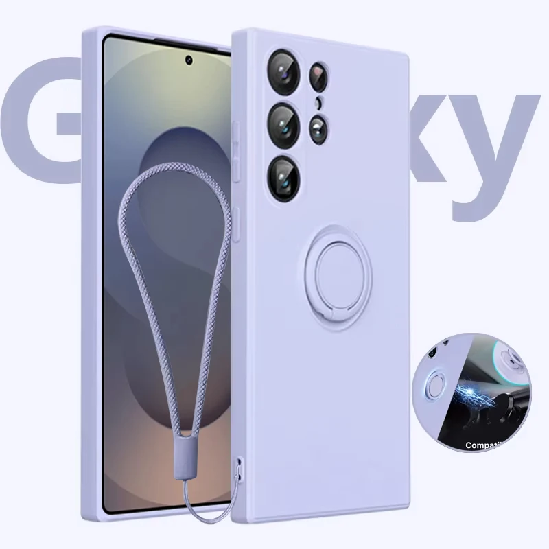 Silicone Case For Samsung Galaxy S24 S25 Ultra S22 S23 S20 Plus