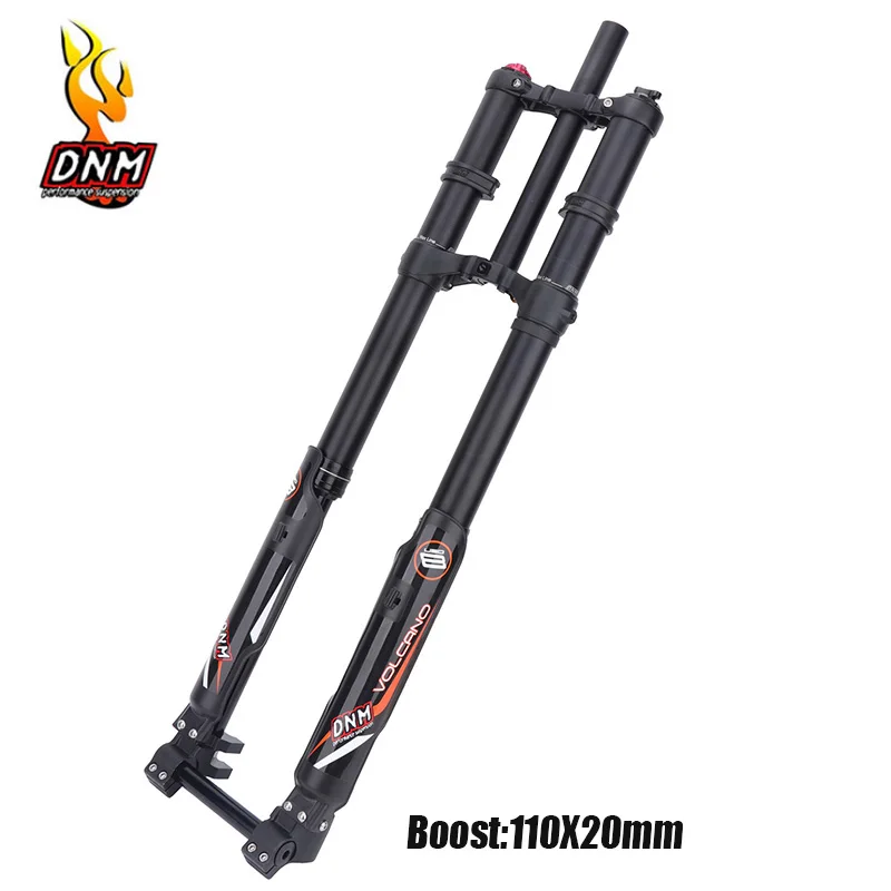 Bike Double Shoulder Fork Dnm Usd8c Dh Fr 110x20mm Boost Air