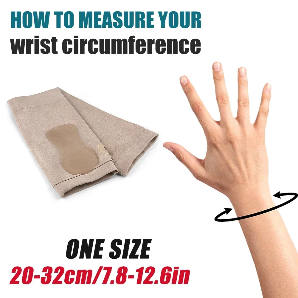 1PCS Wrist Support Sleeves Wrist Compression Gloves for Unisex Wrist Brace Support for Carpal Tunnel Tendonitis Sprains