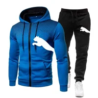 Nouvel ensemble de survêtement homme automne-hiver 2026 : sweat à capuche et pantalon de jogging – Tenue décontractée 2 pièces pour le sport et le quotidien 4