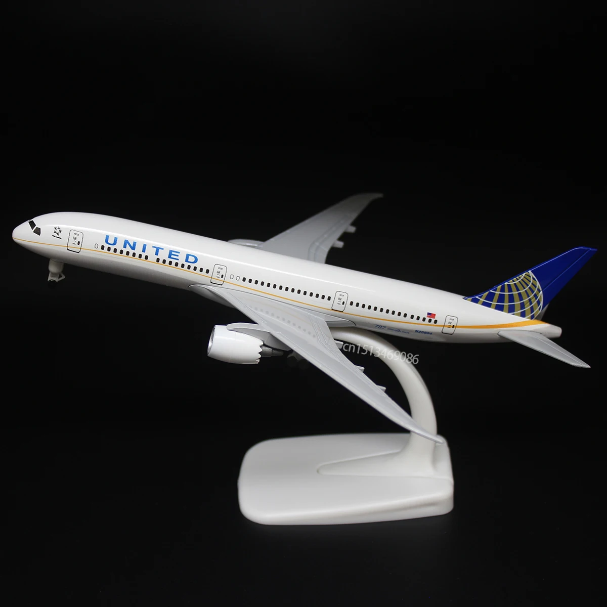 Diecast Alloy Airlines 8-Inch Collectible Model Airplane