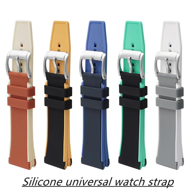 Cinturino Per Orologio In Silicone 22Mm Bracciale Universale Impermeabile Confortevole Morbido Cinturino Per Uomo Donna Per Casio Rolex Samsung Huawei