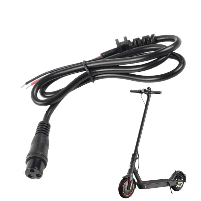 Electric Scooter Charging Port Connector Electric Scooter 3 Pin Charging Port Dustproof and Waterproof Design Charging Port