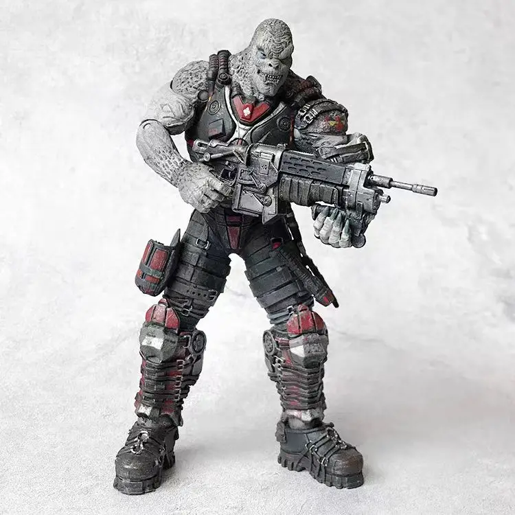 Pvc Figure War Machine Rocas, Half-Orc, 6 Pollici, Joint Mobile, Doll, Modello Di Decorazione Giocattolo Fuori Stampa