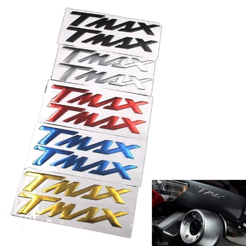 2 pezzi 3D moto serbatoio moto emblema etichetta distintivo adesivi decalcomanie per Yamaha TMAXT-MAX 500 530 TMAX500 TMAX530 adesivi Moto 1