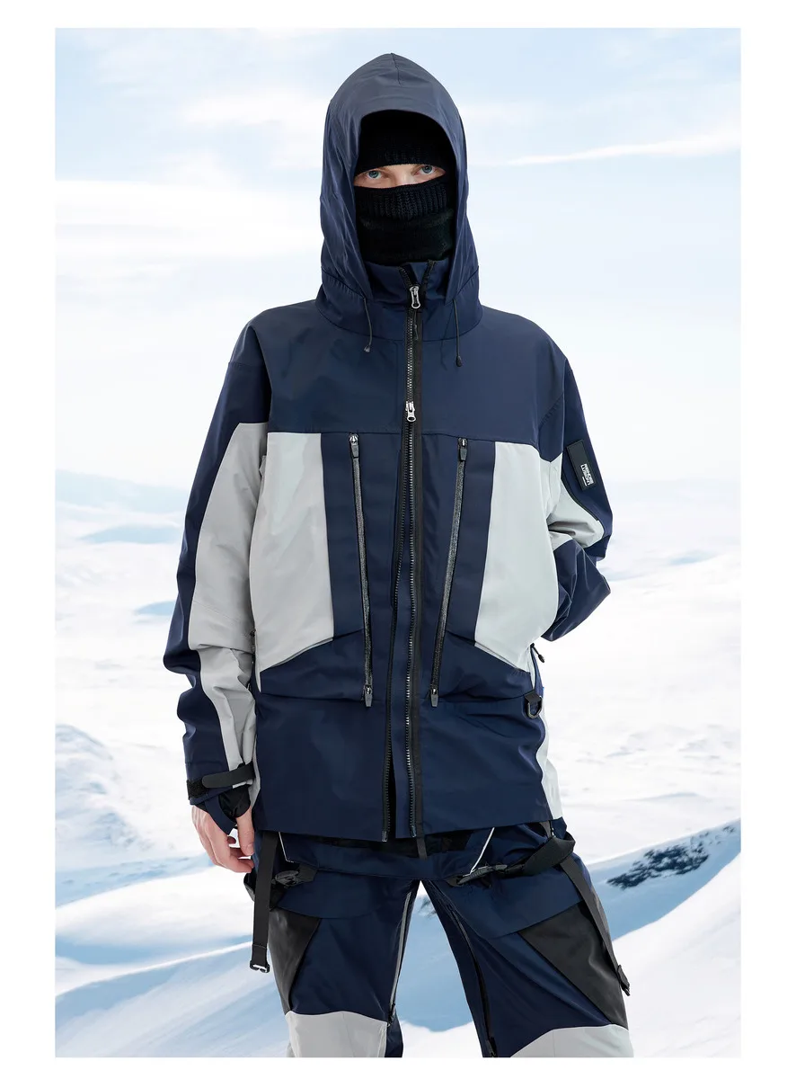 Reindee Lusion 22FW Functional outdoor waterproof ski jumpsuit 3L composite fabric fidlock buckles techwear gorpcore
