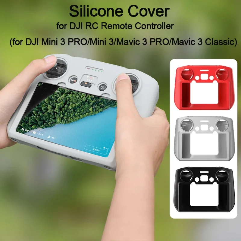 Drone Accessories For DJI Mini 3 /Mini3Pro/Mavic 3PRO/3Classic DJI RC Control Silicone Cover Scratch-resistant Protective Sleeve Drone Accessory drone accessories