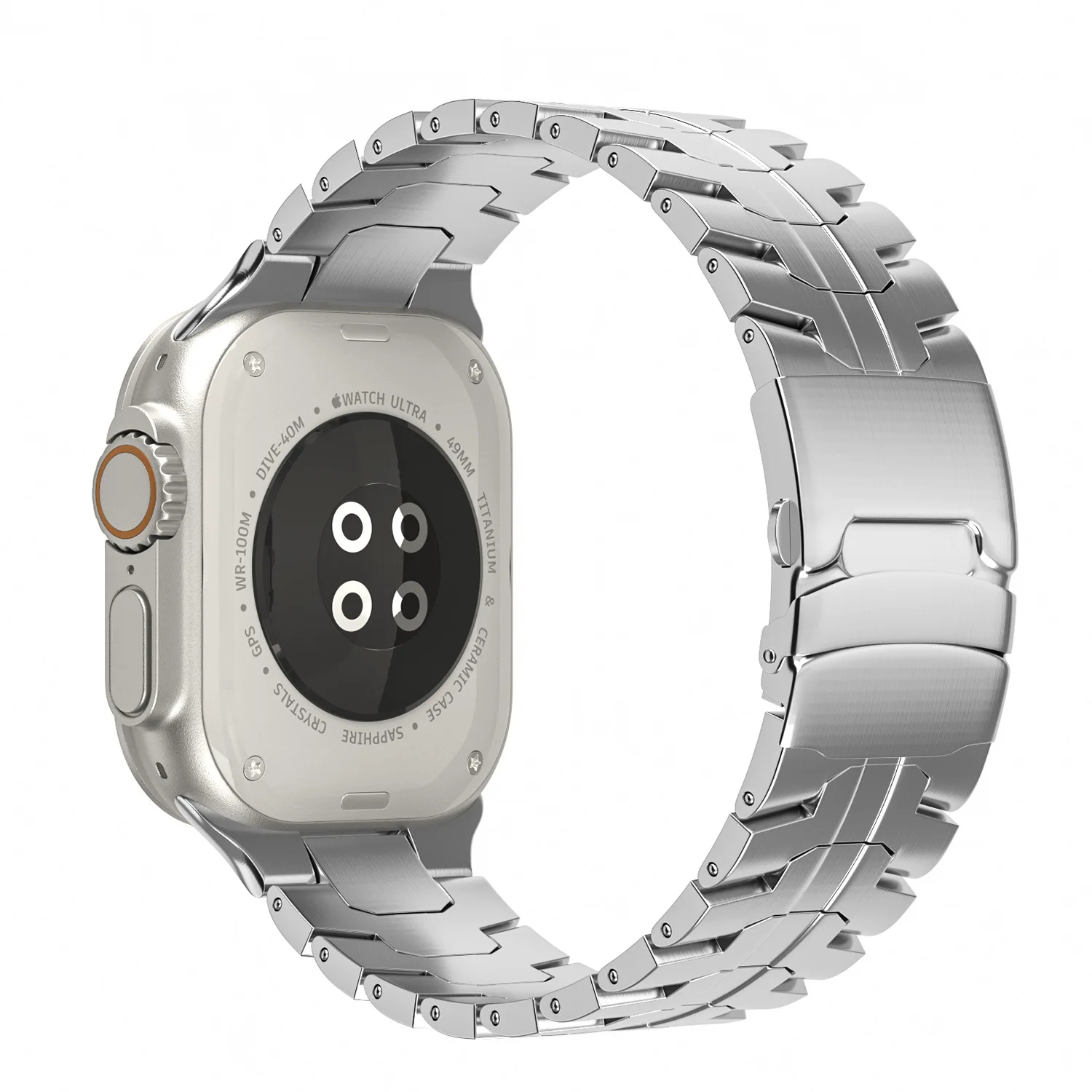 Premium Stainless Steel Watchband – Sleek Metal Bracelet Strap