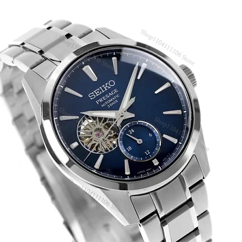 SEIKO Watch Original SARJ004 Real Automatic Self-Wind Mechanical Multifunctional Precision Steel Luminous Luxury Men Watches