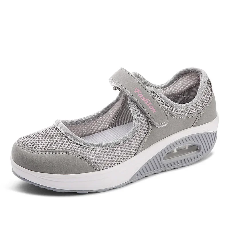Women's Light Fashion Breathable Mesh Wedge Heels Shoes Casual Shoes Mesh Outdoor Sports Running Designer Sneakers 2024 6