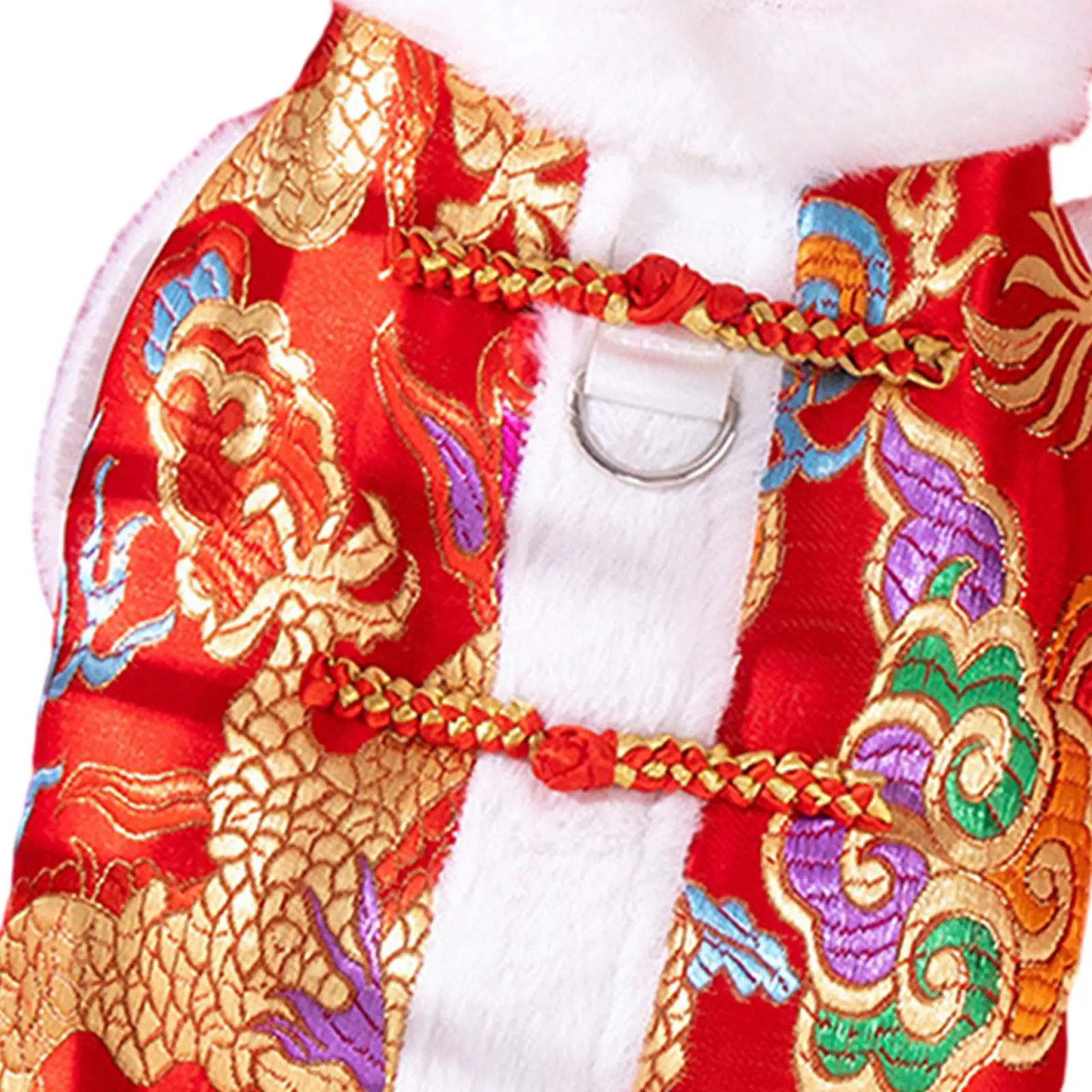 Dog Chinese New Year Costume Winter Coat Costume Accessory New Year Dog Dragon Robe Winter Pet Clothes for Puppy Small Dogs Pets