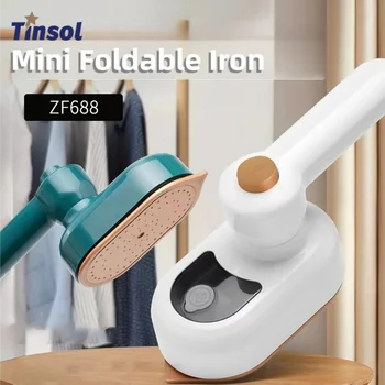 La mini macchina da stiro portatile può ruotare la testa da stiro doppia stiratura bagnata e asciutta portatile per ferro da stiro a vapore da viaggio d'affari 1
