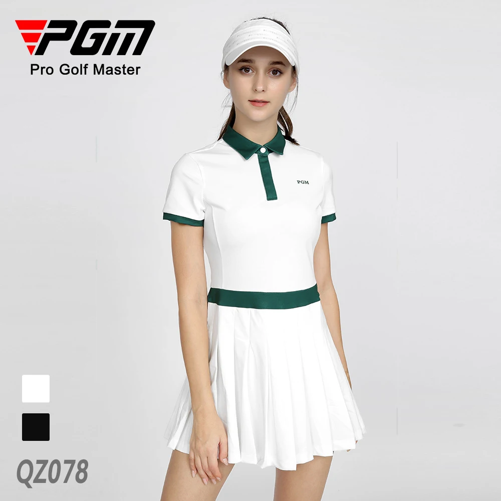 

PGM Golf Women Dress Slim Fit Sports Girls Pleated Skirts Anti-lighting Shorts Summer Spring Autumn S-XL QZ078