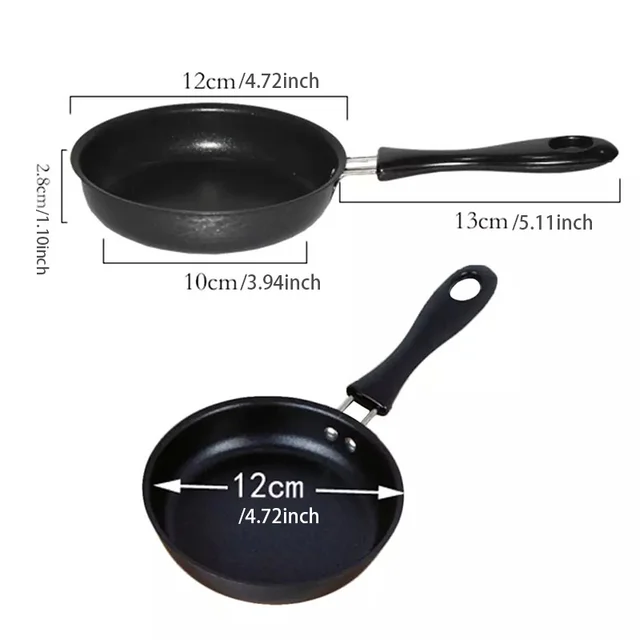 Pan Frying Egg Skillet Pot Mini Cooking Omelette Pans Nonstick Non Iron