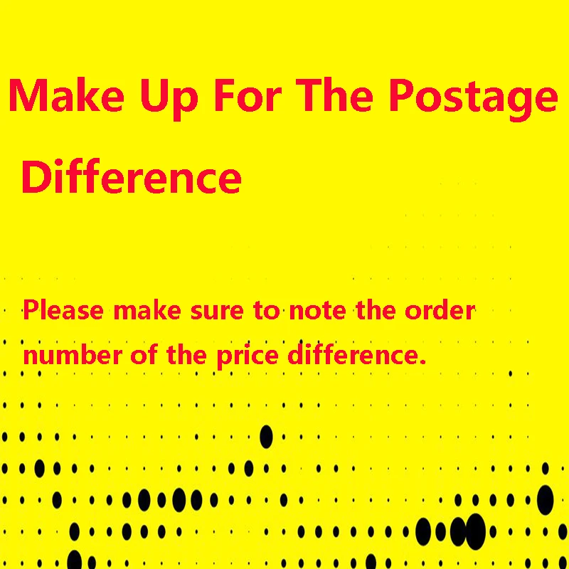 

Make up the difference/postage