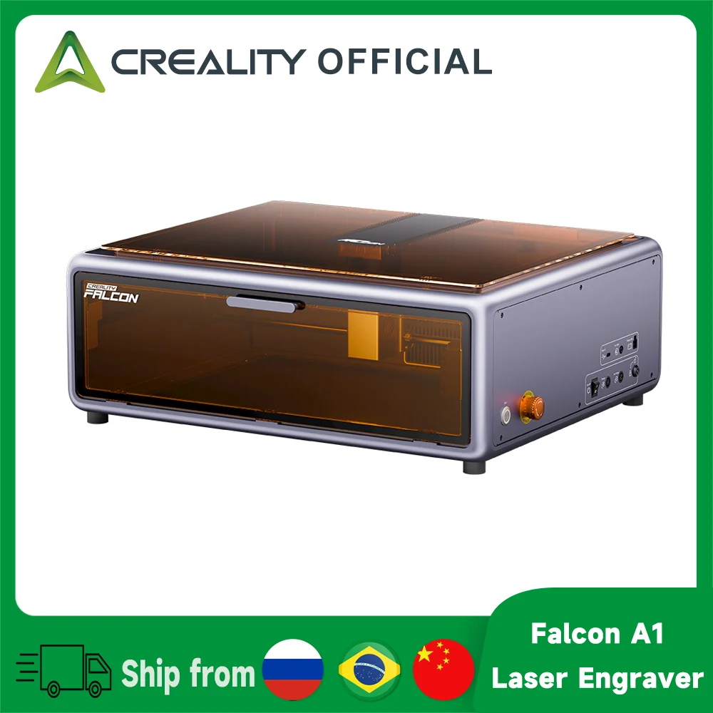 Creality Falcon A1 10W レーザー彫刻機 80W 密閉型レーザーカッター