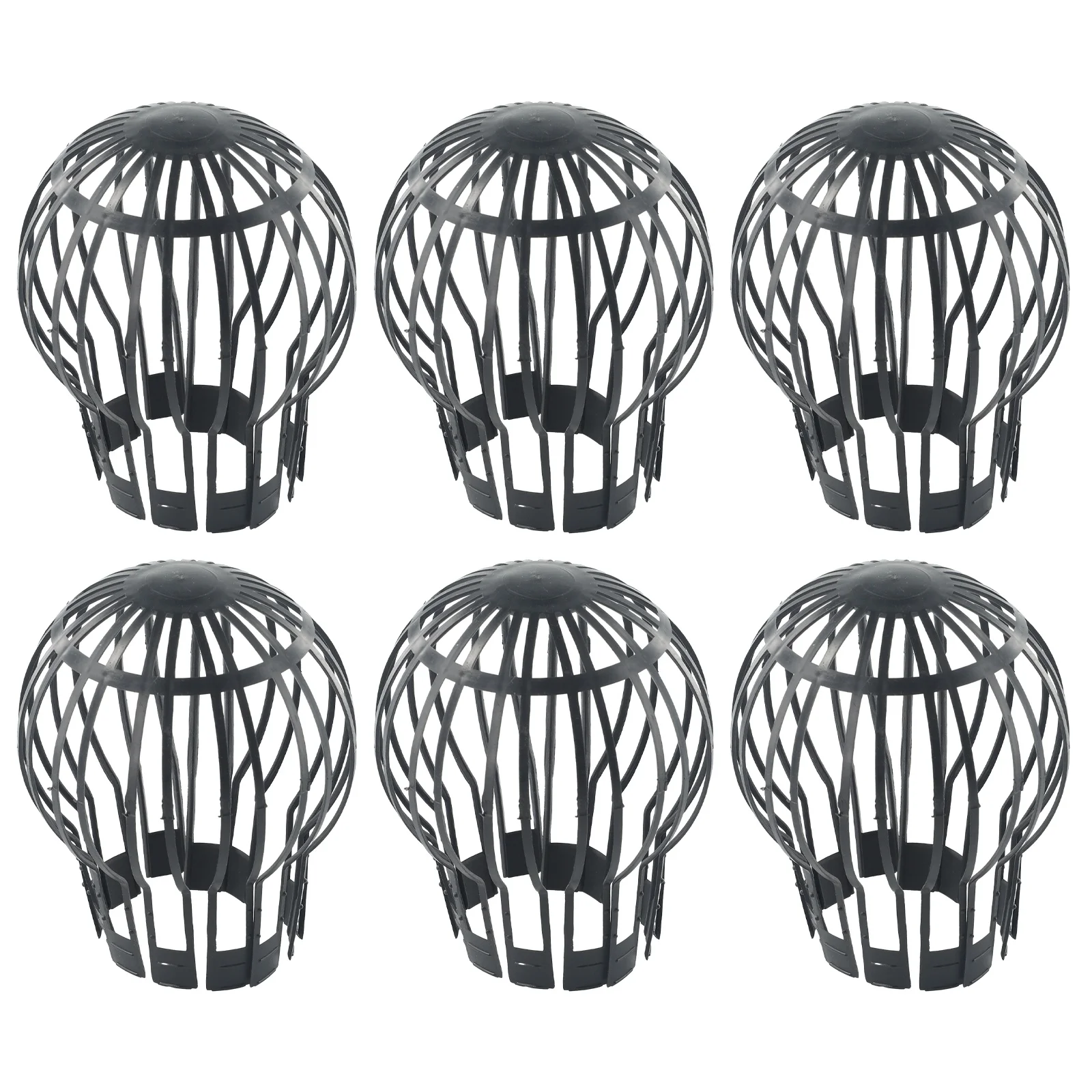 Roof Drain Debris Dirt Down Pipe Filter Drain Cover Gutter Outdoor Plastic Accessories Fittings Protecter 2/4/6pcs