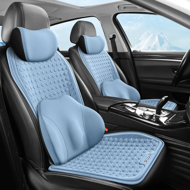 Car Seat Cushion Universal Single-chip Gel Seat Cushion Ventilated and Breathable Summer Cooling Pad Car Ice Cushion Supplies