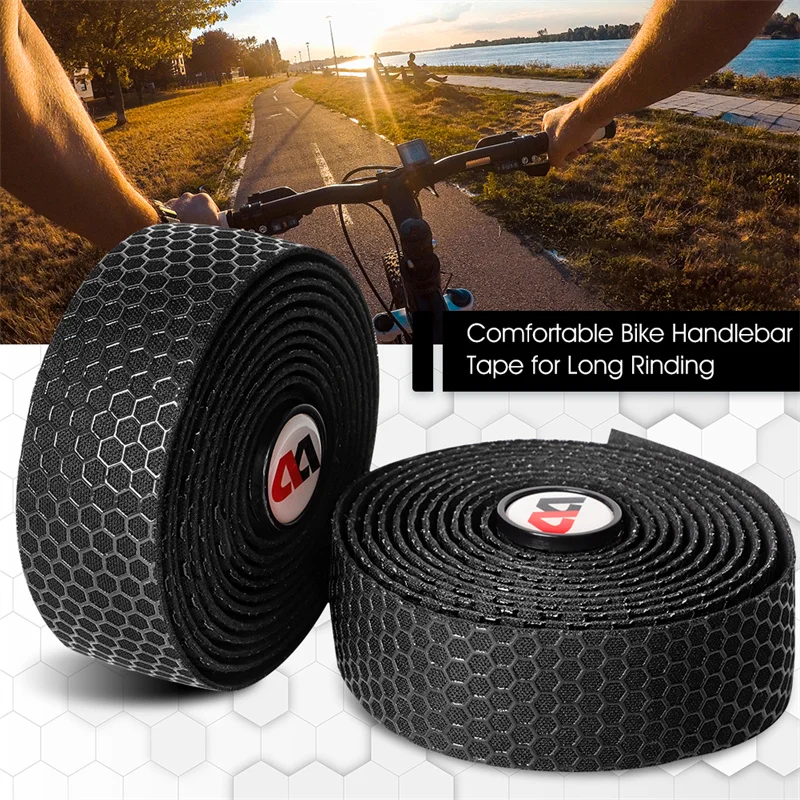 WEST BIKING Professional Soft Road Bike Handlebar Tape PU EVA Anti-slip Bike Bars Grips Tape Cycling Bicycle Handlebar