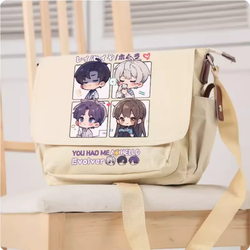 

Anime Love and Deepspace Rafayel Cartoon Bag Unsix Fashion Leisure Teenagers Crossbody Student Messenger Handbag B1240