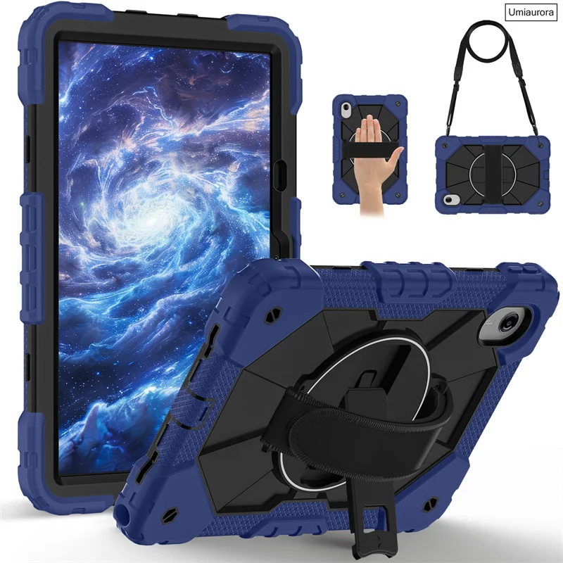 Shockproof Rugged Tablet Case with Stand and Strap