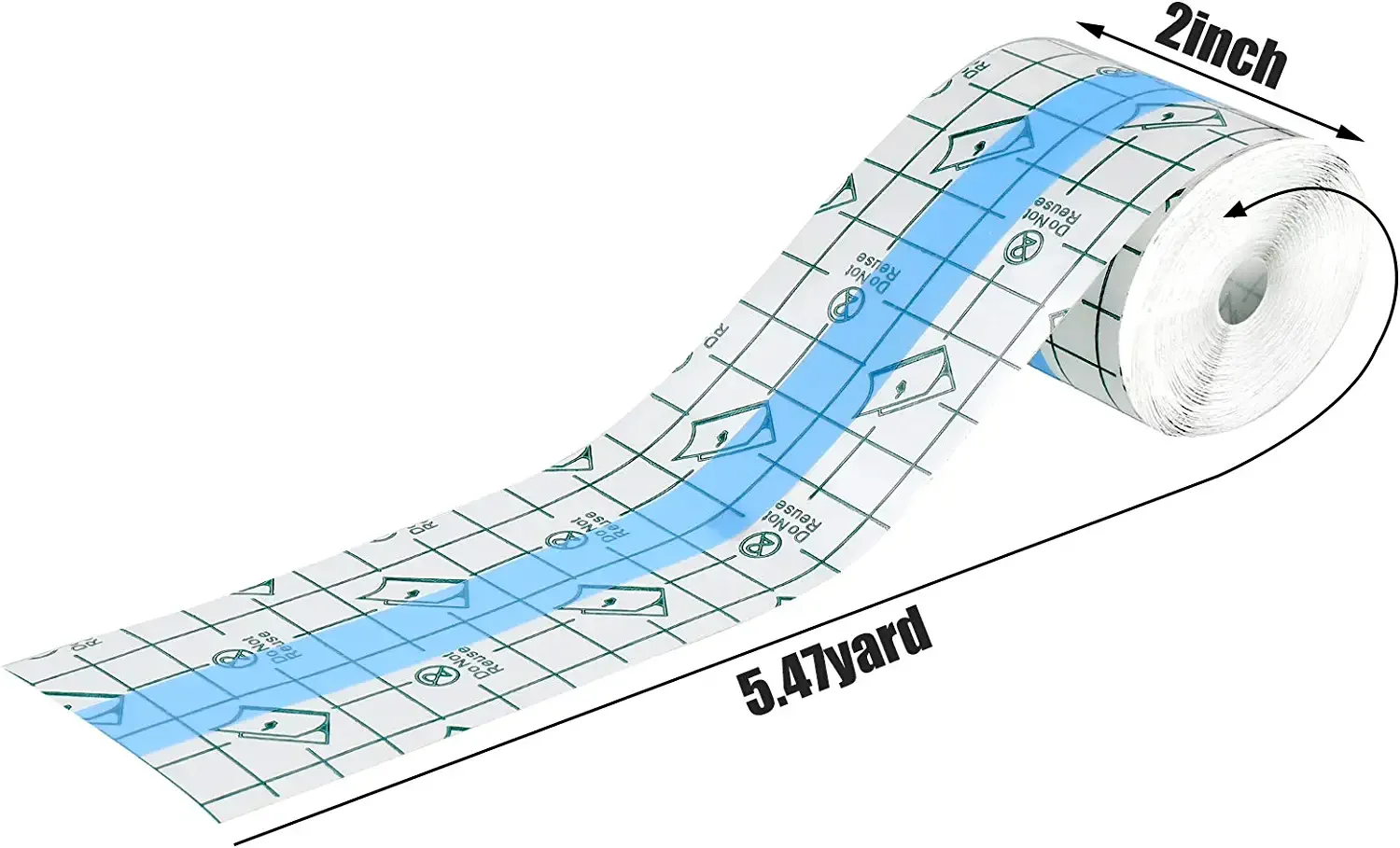 5cm * 5m wodoodporny przezroczysty Stretch bandaż samoprzylepny naprawiono taśma do tatuażu antyalergiczny opatrunek na rany Fixer tynk