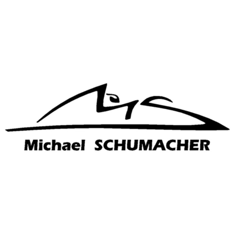 

Schumacher Sticker Racing Decorative Decal JDM Dirt Bike Motorcycle Fridge Helmet Laptop Skateboard Mug Decal