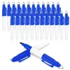 Mini Buckle Marker Student Stationery Office Supplies Portable Golf Ball Marker Pen Black Ink Pens Triangle Buckle Iron Hook 2