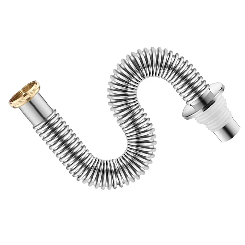 Kitchen Sink Drain Pipe Anti Rat Bite Stainless Steel Sink Strainer Deodorant Wash Basin Sewer Drainer Bathroom Accessories
