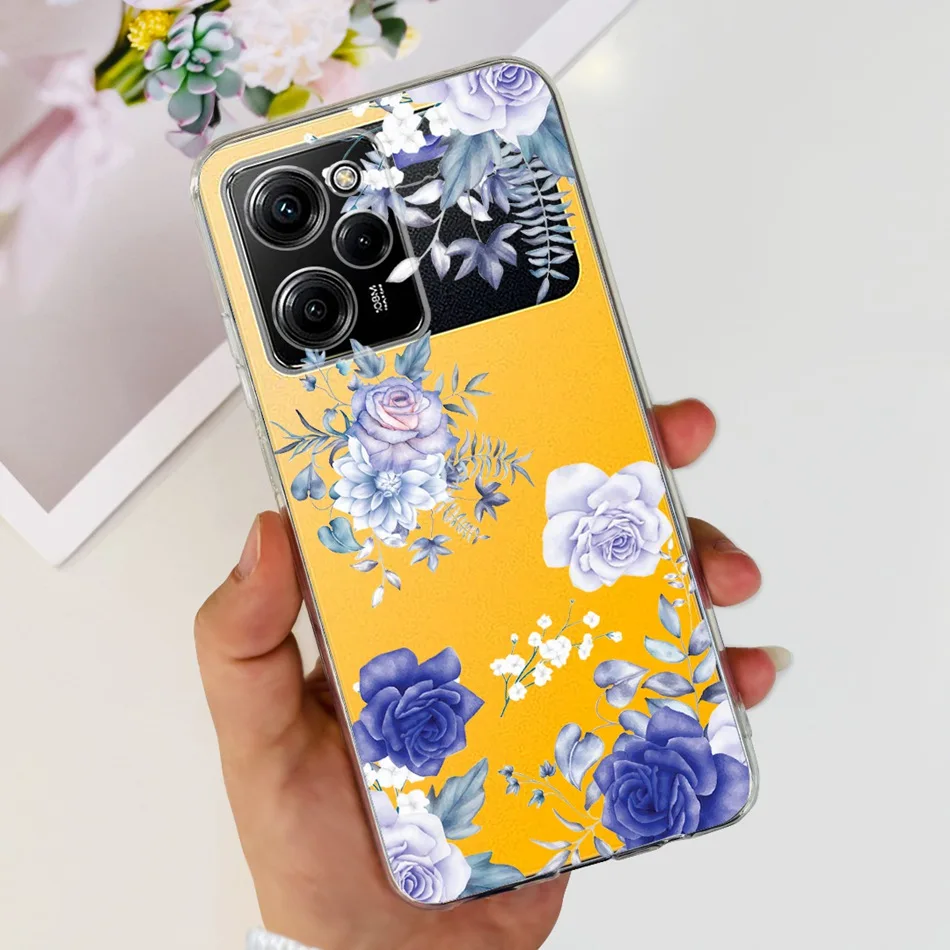 Elegant Printed Soft Silicone TPU Phone Case - Compatible with Poco X5 Series