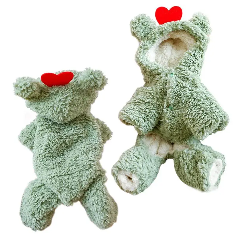 

Winter Pet Clothing Warm Small Dog Four-Legged Clothes Outfit Fashion Warm Soft Winter Style Hoodie Puppy Winter Clothes For