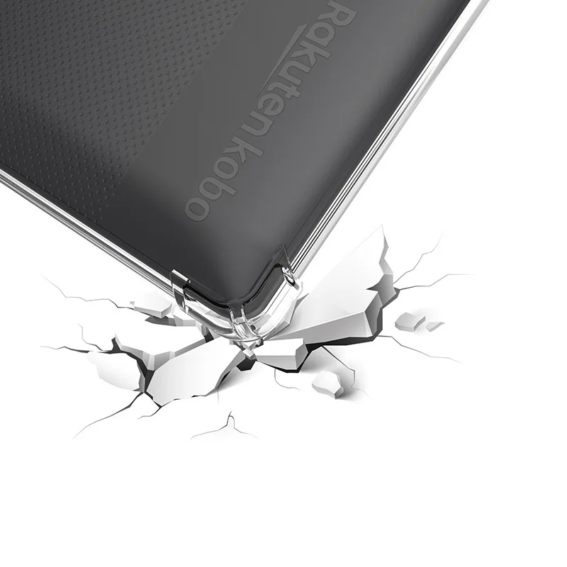 Transparente Macio Tpu Tablet Case Shockproof Escudo Protetor Mais Presente Capa para Kobo Libra H2o 7 - Imagem 6