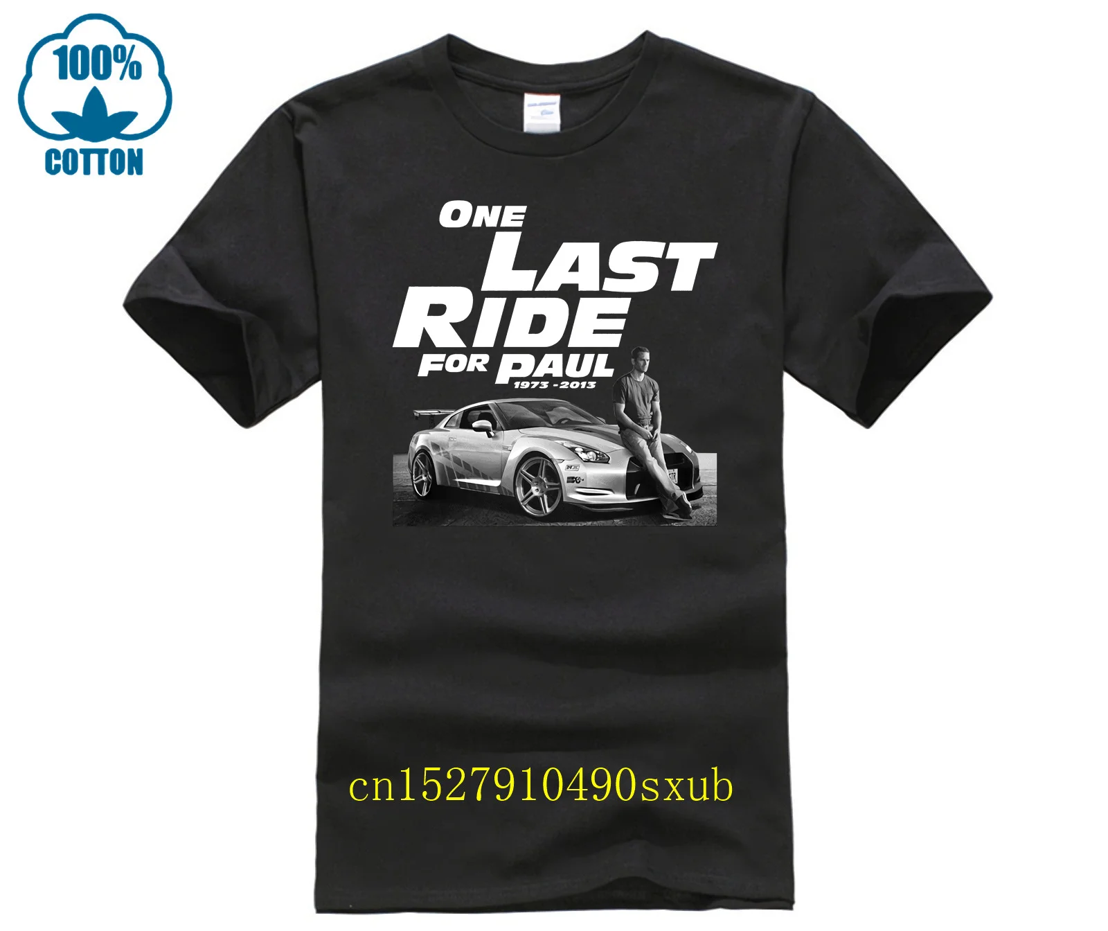 One Last Ride For Paul Walker Rip Tribute T Shirt