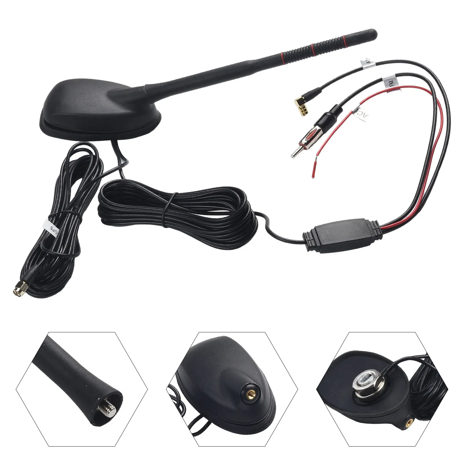 ActiveAmplifiedTopRoofMountCarAntennaImproveSignalReception