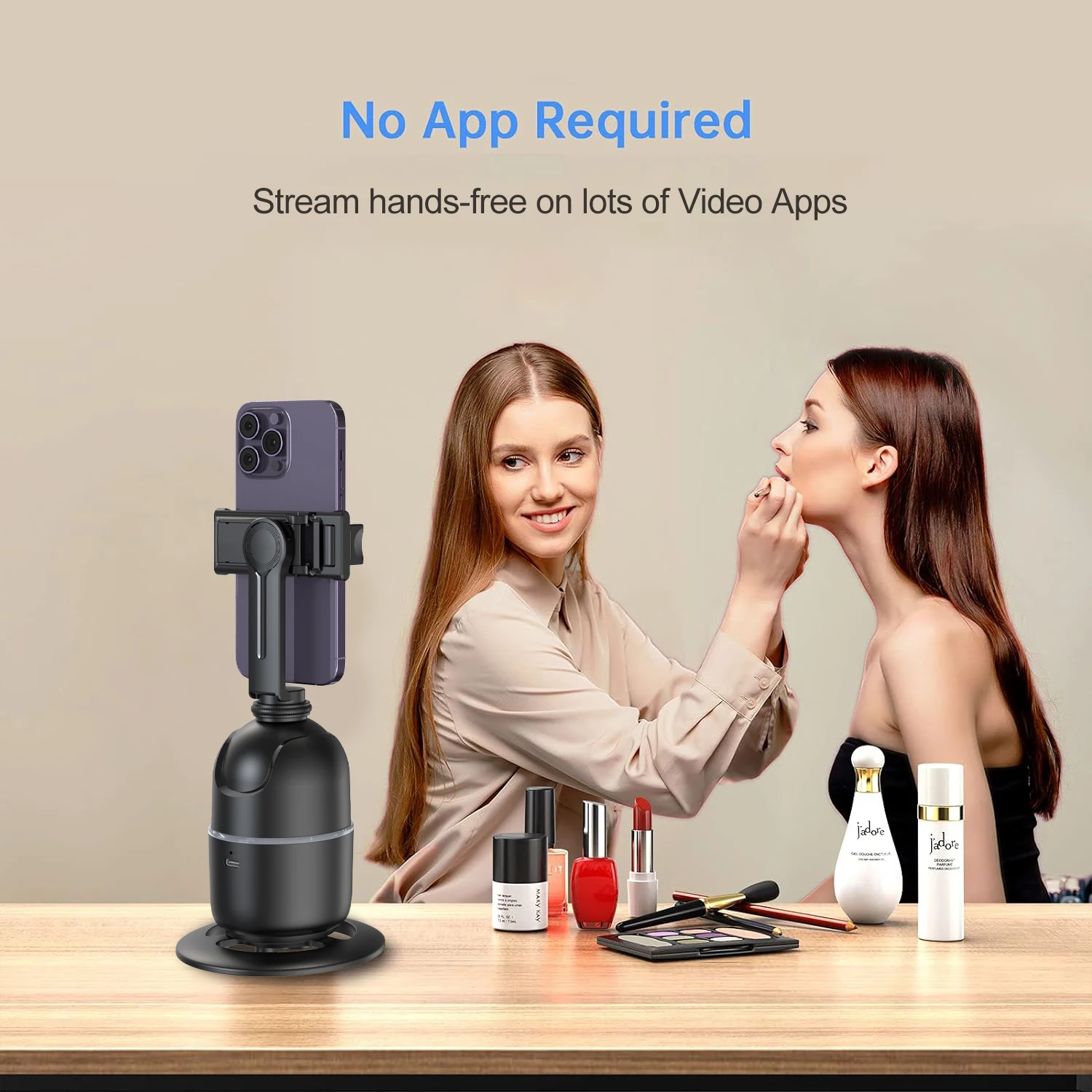 Auto AI Face Tracking Gimbal Stabilizer Tripod