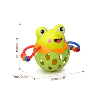 Cartoon animal soft glue pothole player grab ball hand ring tone toy 2
