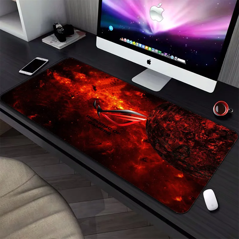 

Gaming Mouse Mat Asus Rog Mausepad Large Mousepad Desk Protector Mause Pad Pc Gamer Table Computer Accessories Mats Keyboard Pad