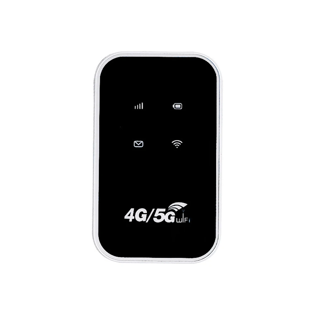 경량 휴대용 4G 모바일 와이파이 라우터 빠른 인터넷 접속 ABS 소재로 제작된 컴팩트 사이즈로 여행, 사무실, 가정용으로 적합
