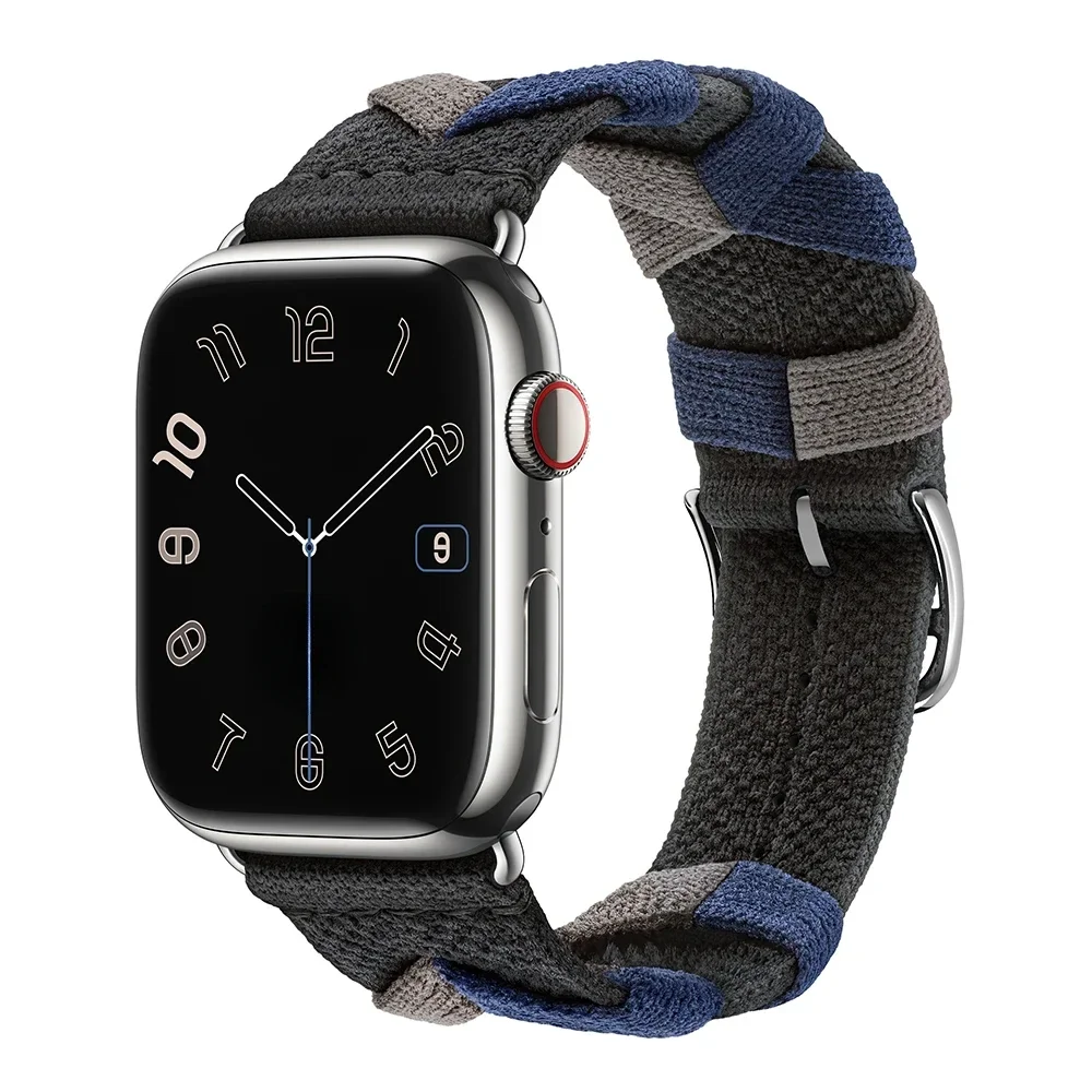 حزام نايلون لساعة أبل ، سوار أصلي ، حلقة ، iWatch...
