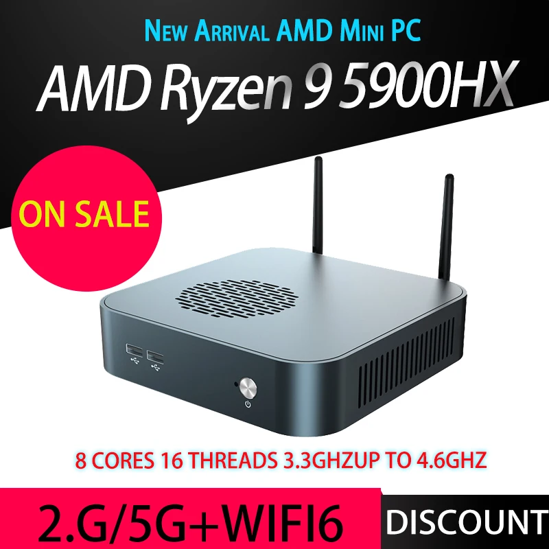 Мини-ПК AMD Ryzen R9 5900HX Windows