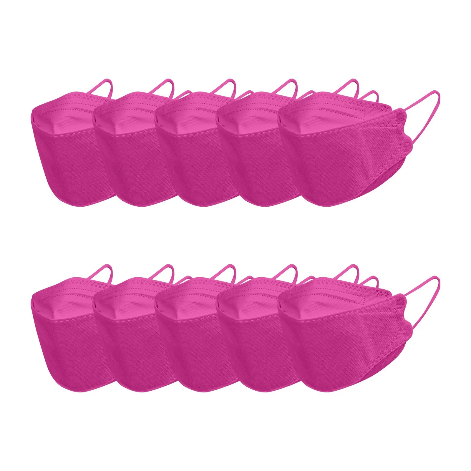 10Pcs Color Approved FFP2 Mask Hygienic Safety Dust Respirator Reusable Adult Face Masks FPP2 Mascarillas KN95 Fish Mask 3