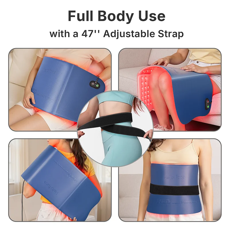 Upgraded L7 Large Red Light Therapy Mat 792pcs LEDs 660 & 850nm Infrared Light Therapy Pad For Full Body Relax Waist Cushion Mat